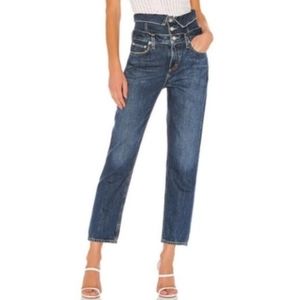 Agolde Vanna Corset High Rise Jeans Size 27